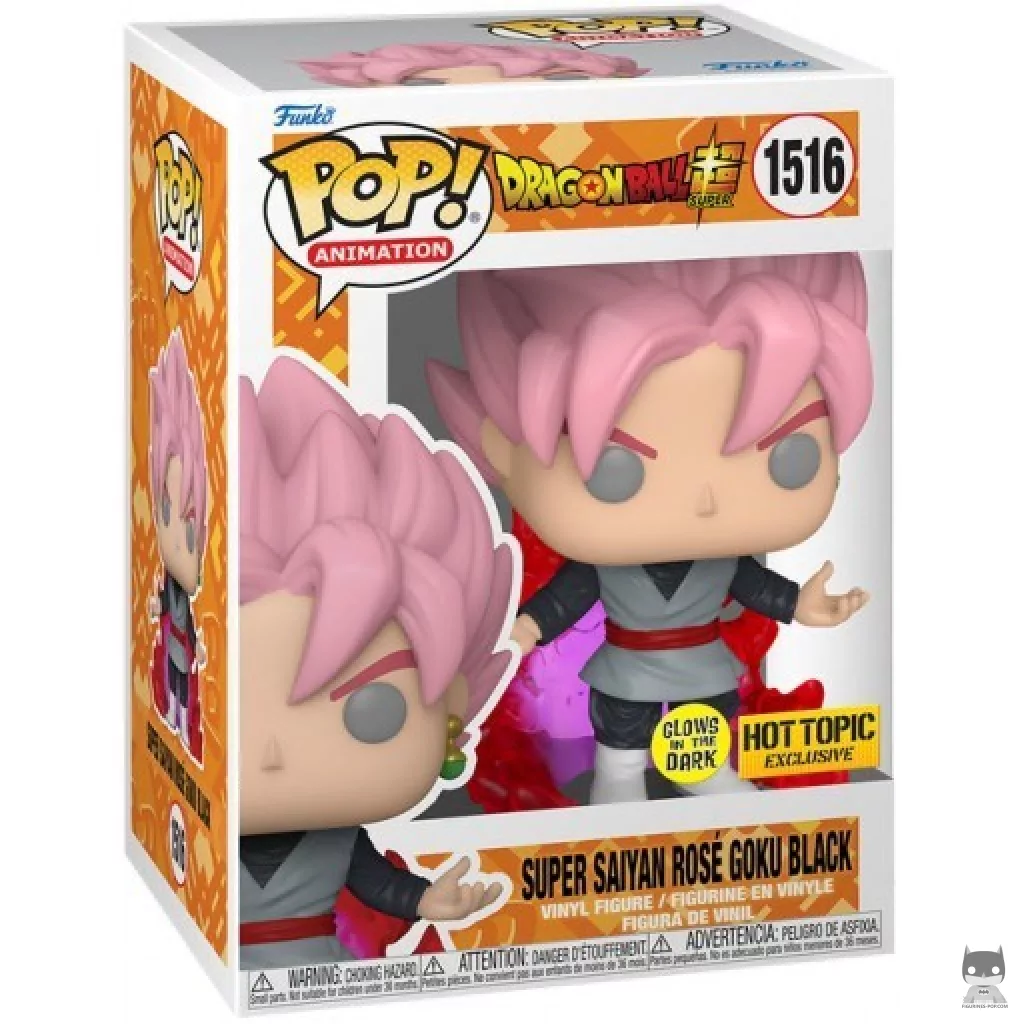 Super Saiyan Rosé Goku Black (Glow in the Dark) Funko Pop! figure in its box