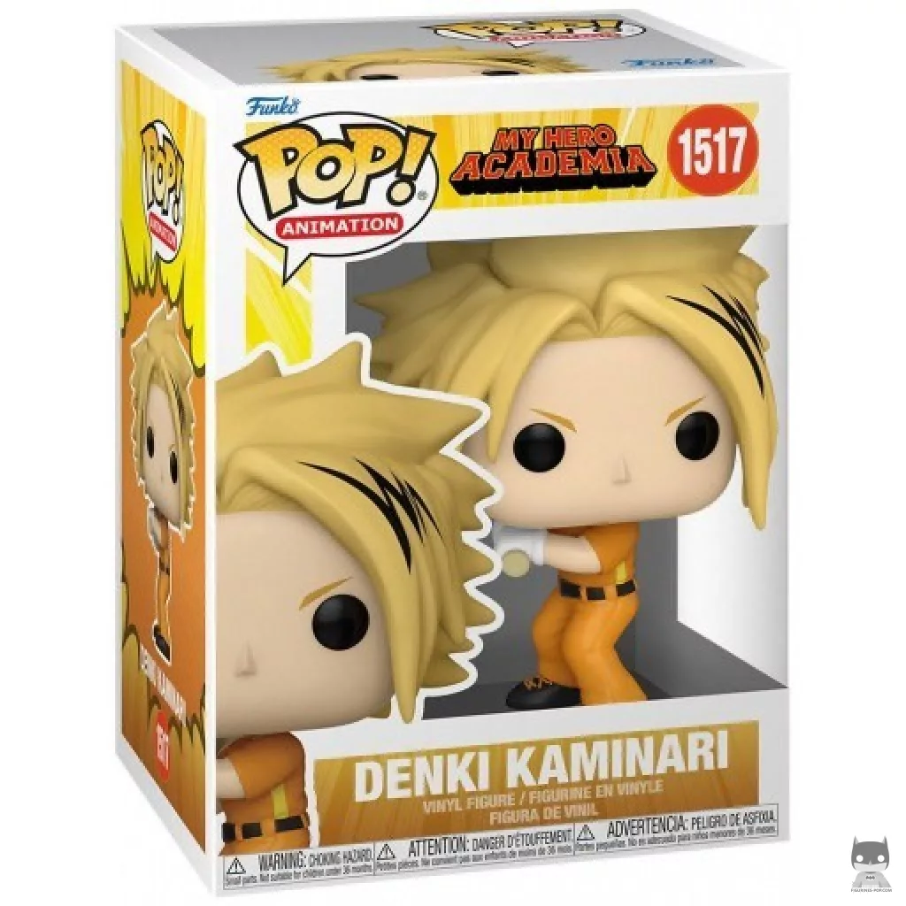 Denki Kaminari (Hero League Baseball) Funko Pop! figure in its box