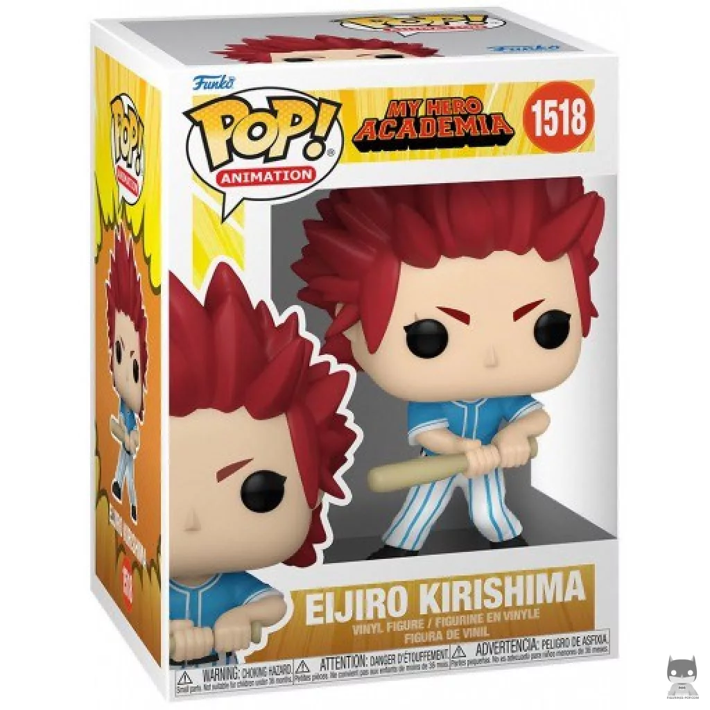 Eijiro Kirishima (Hero League Baseball) Funko Pop! figure in its box