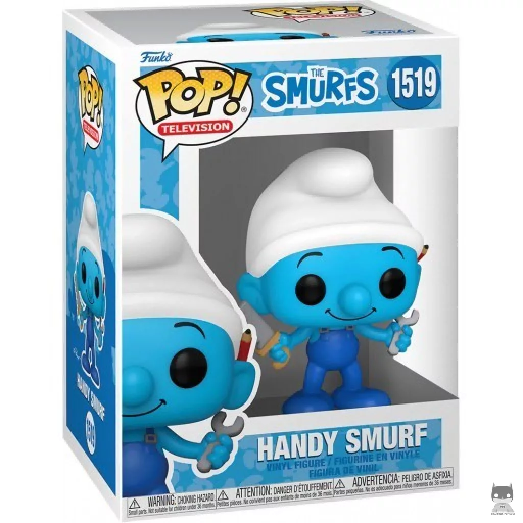Handy Smurf Funko Pop! figure in its box