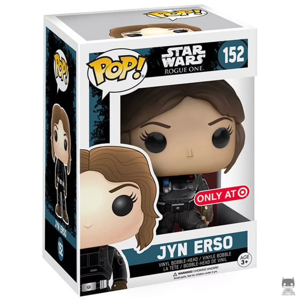 Jyn Erso Funko Pop! figure in its box