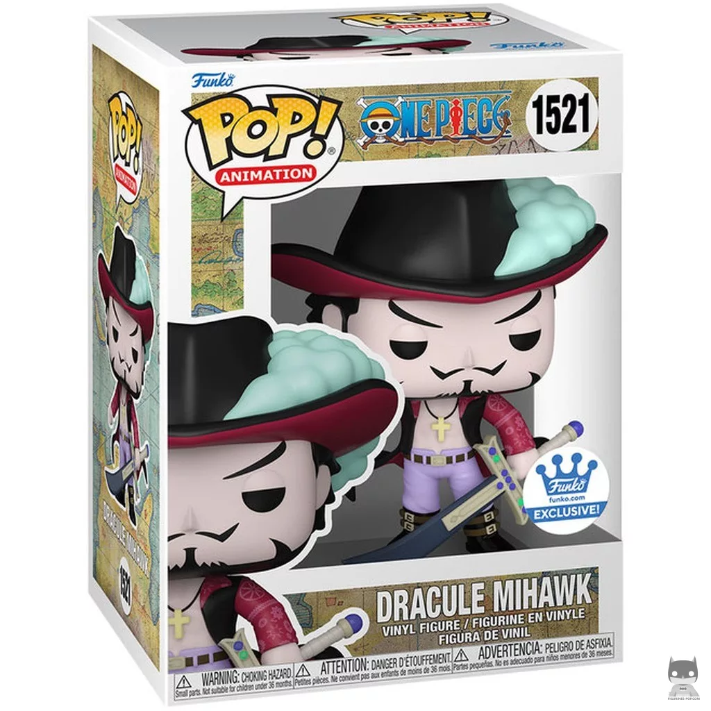 Dracule Mihawk Funko Pop! figure in its box