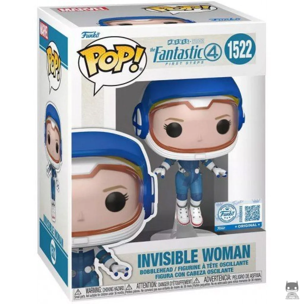 Invisible Woman (Astronaut Suit) Funko Pop! figure in its box