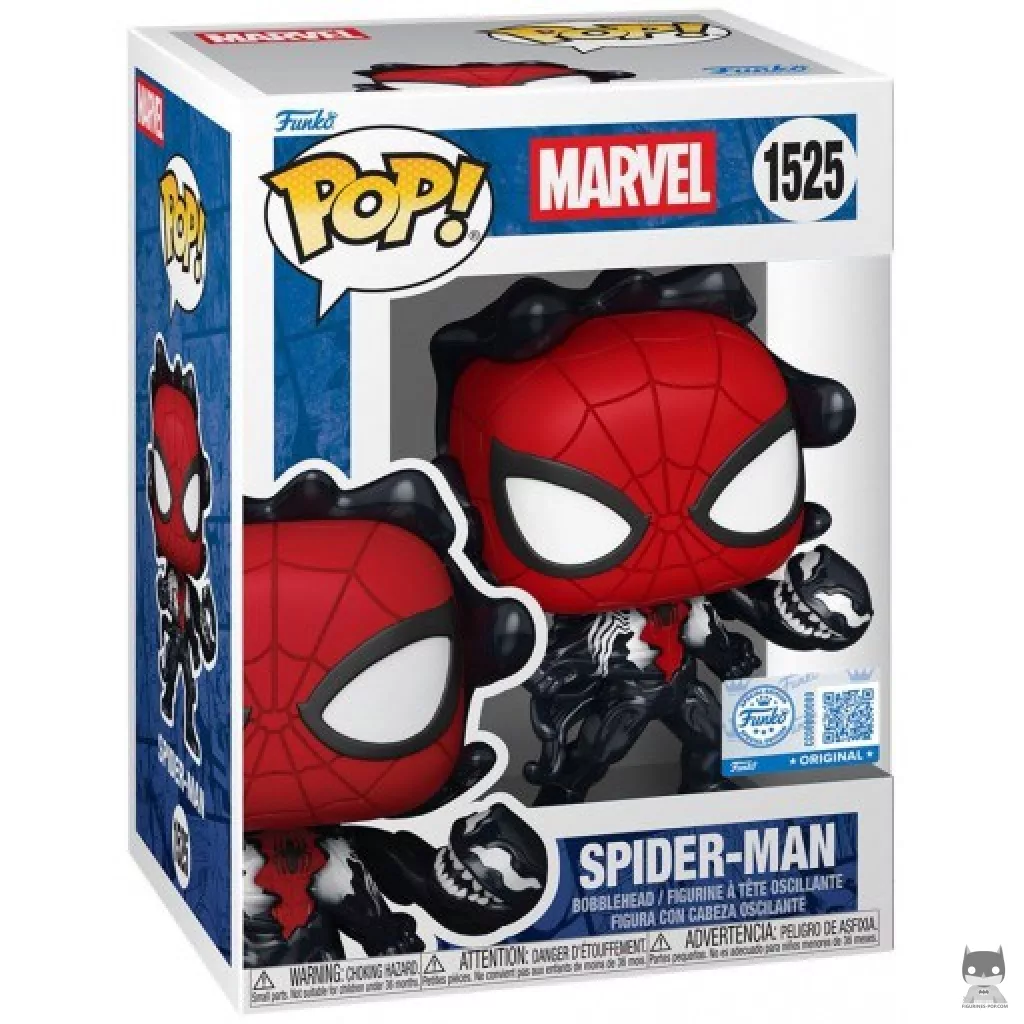 Spider-Man (Symbiote Bonding) Funko Pop! figure in its box