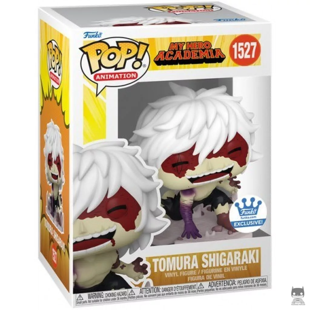 Tomura Shigaraki Laughing Funko Pop! figure in its box