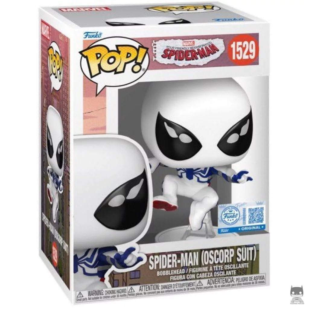 Spider-Man (Oscorp Suit) Funko Pop! figure in its box