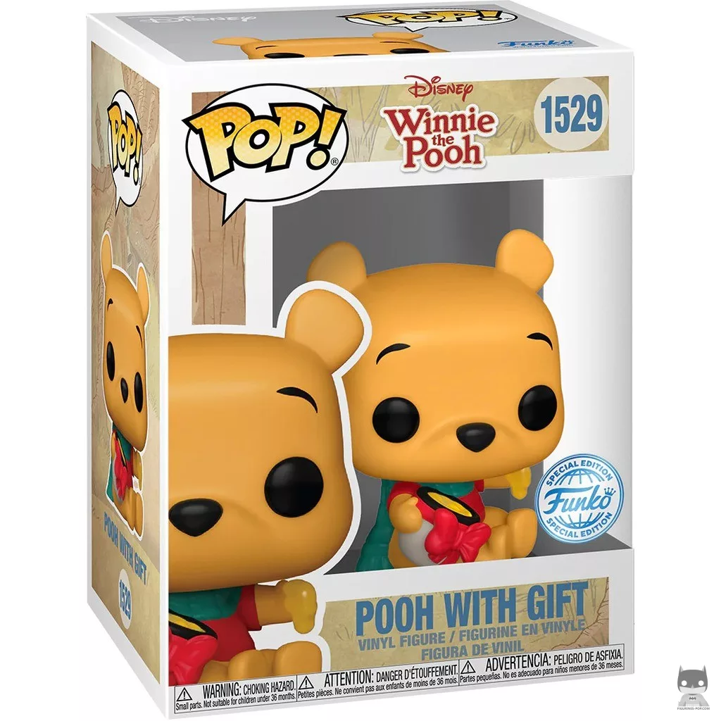 Winnie the Pooh with gift Funko Pop! figure in its box