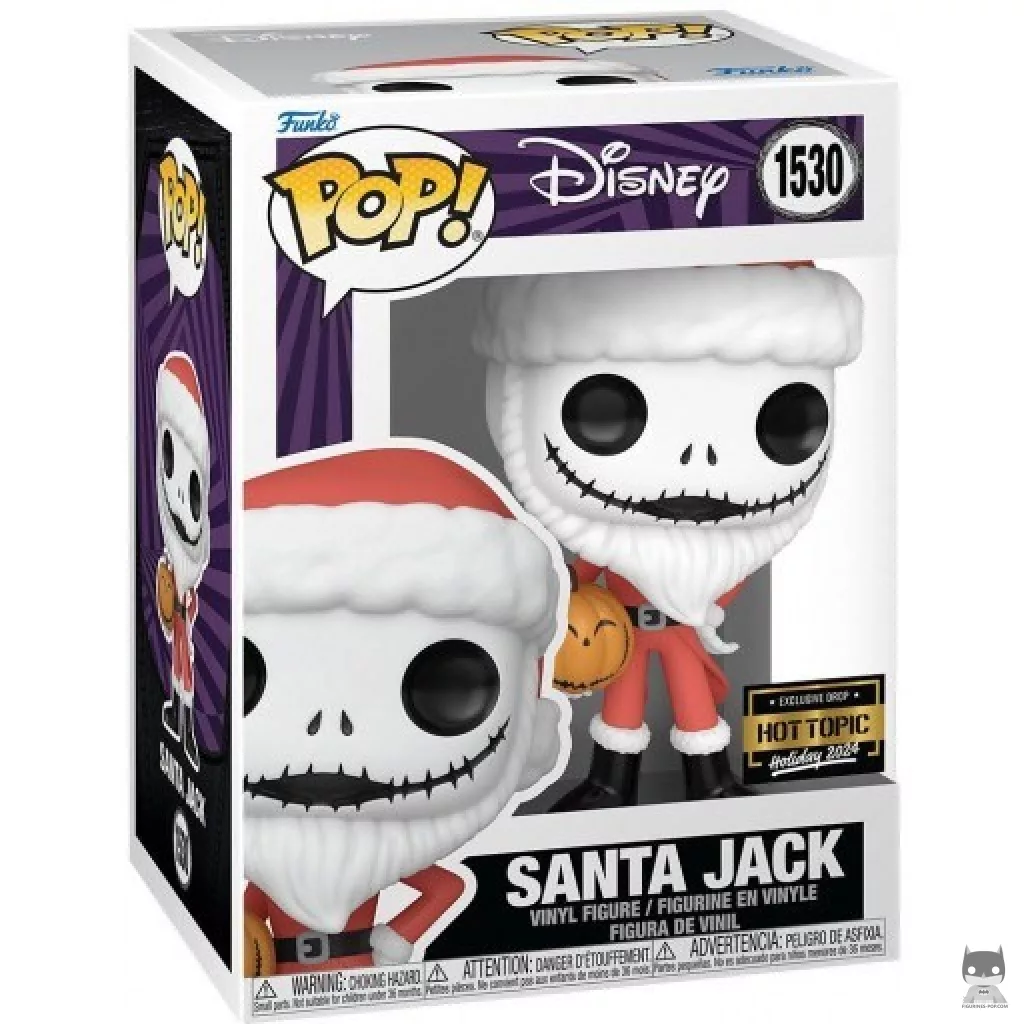 Santa Jack Funko Pop! figure in its box