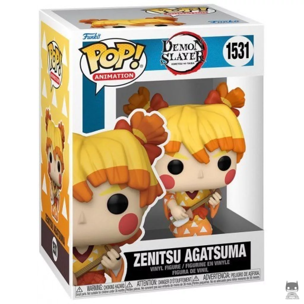 Zenitsu Agatsuma Funko Pop! figure in its box