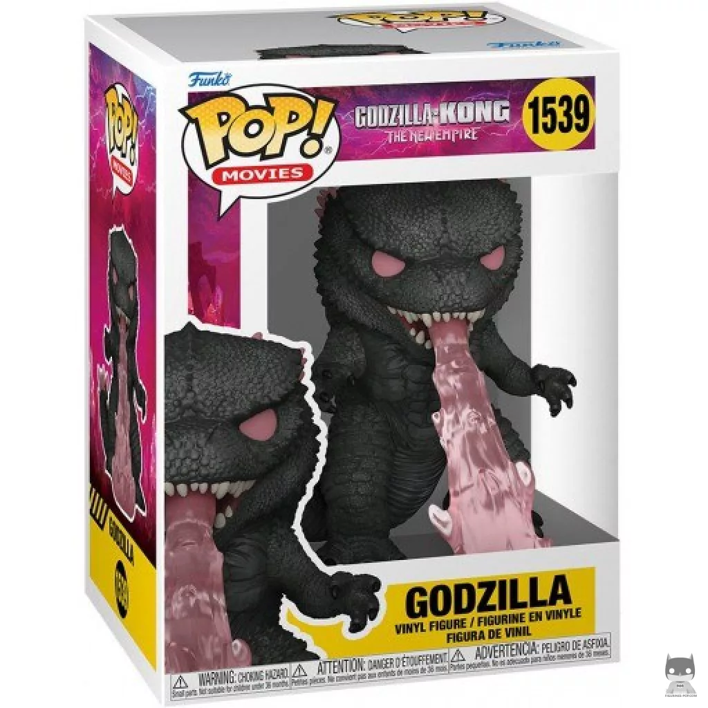 Godzilla with Heat-Ray Funko Pop! figure in its box