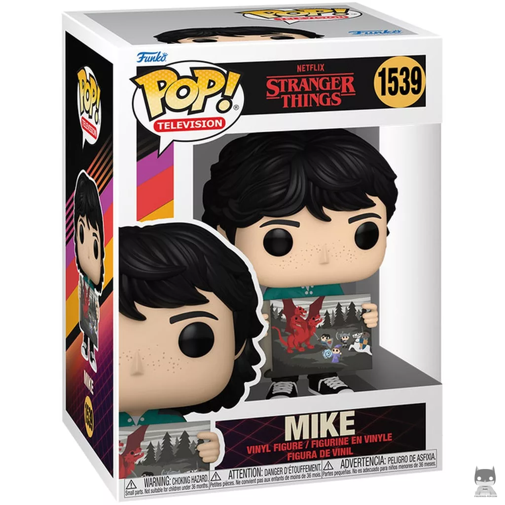 Mike Funko Pop! figure in its box