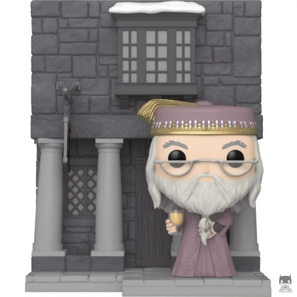 Albus Dumbledore in front of Hog's Head Inn (Hogsmeade) Funko Pop! figure (Harry Potter)