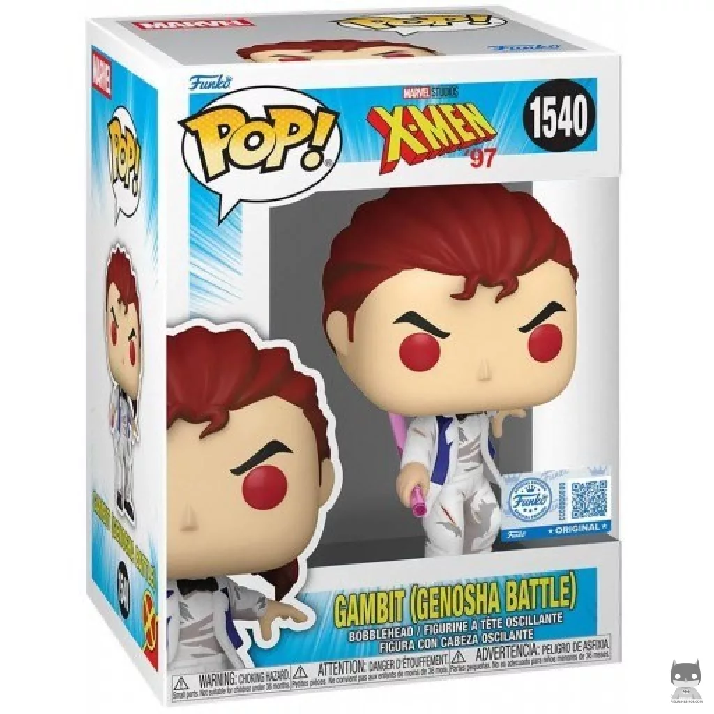 Gambit (Genosha Battle) Funko Pop! figure in its box