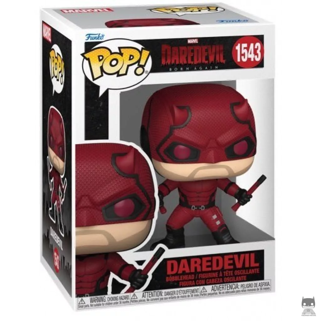 Daredevil Funko Pop! figure in its box