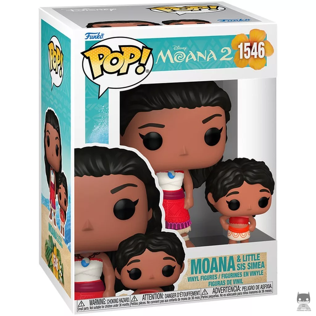 Moana & Little Sis Simea Funko Pop! figure in its box