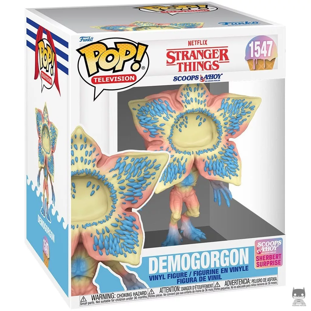 Demogorgon (Scoops Ahoy) (Supersized) Funko Pop! figure in its box