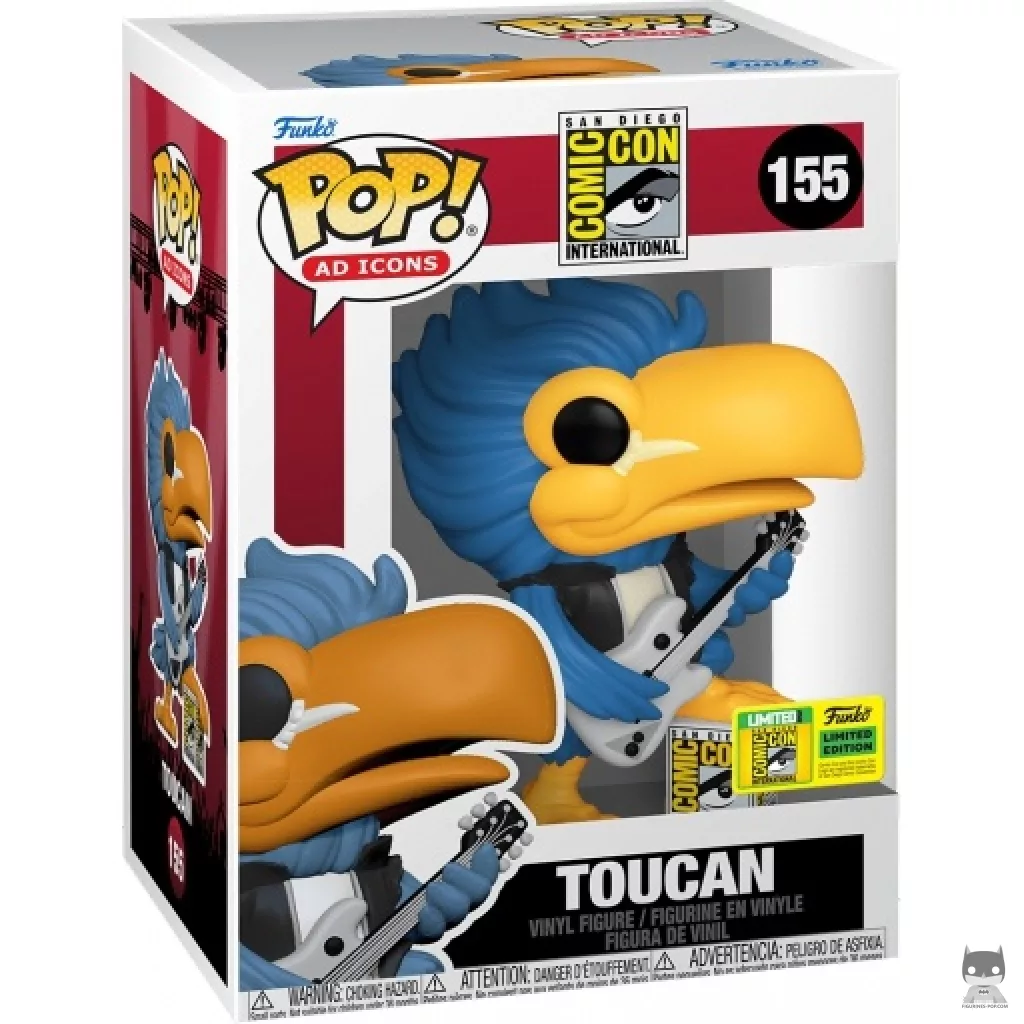 Toucan Rocker (SDCC Summer Convention 2022) Funko Pop! figure in its box