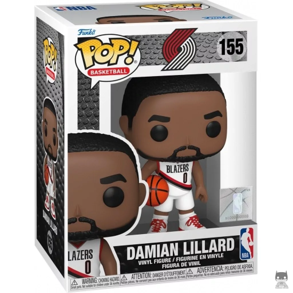 Damian Lillard Funko Pop! figure in its box