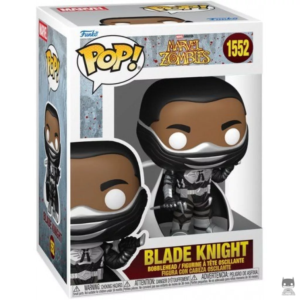 Blade Knight Funko Pop! figure in its box