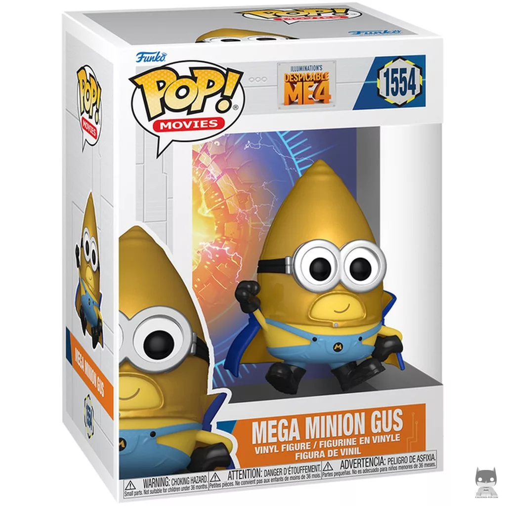 Mega Minion Gus Funko Pop! figure in its box