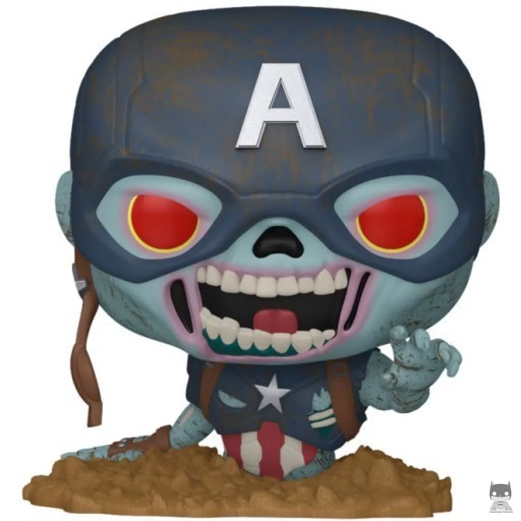 Zombie Captain America Funko Pop! figure (Marvel Zombies)