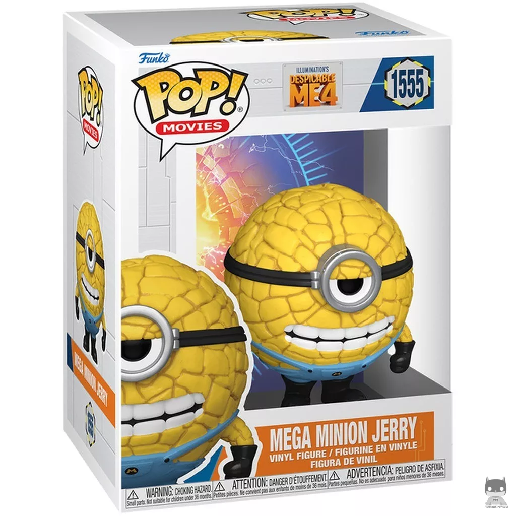 Mega Minion Jerry Funko Pop! figure in its box