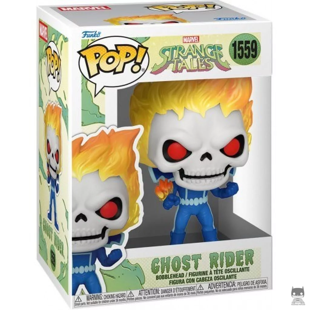 Ghost Rider Funko Pop! figure in its box