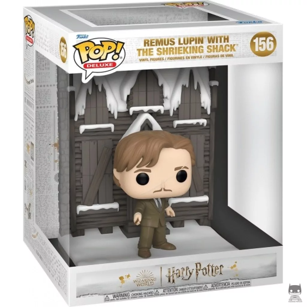 Remus Lupin in front of the Shrieking Shack (Hogsmeade) Funko Pop! figure in its box