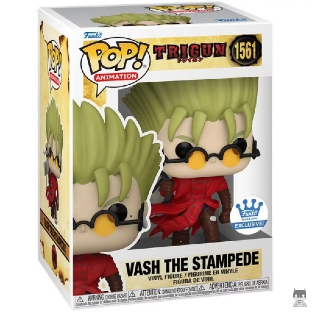 Vash the Stampede Funko Pop! figure in its box