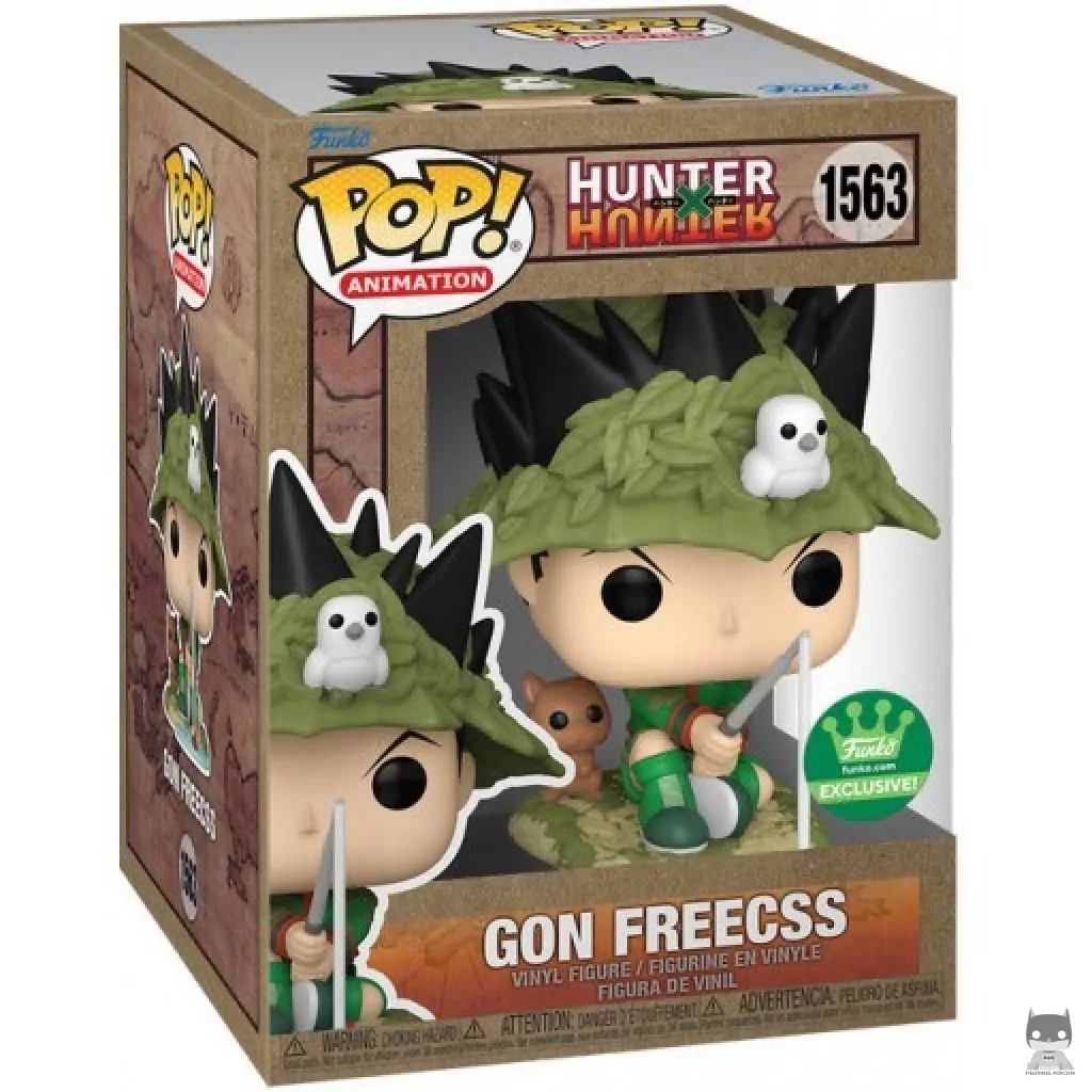 Gon Freecss Fishing Funko Pop! figure in its box