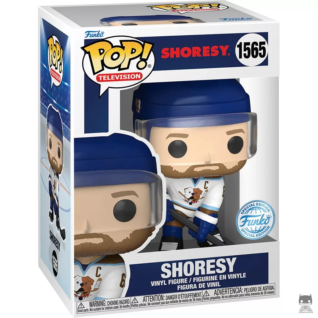 Shoresy (White Jersey) Funko Pop! figure in its box