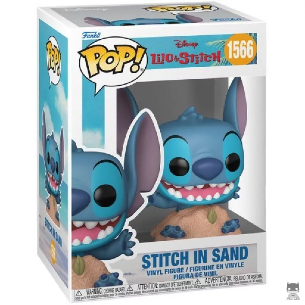 Stitch in Sand Funko Pop! figure in its box