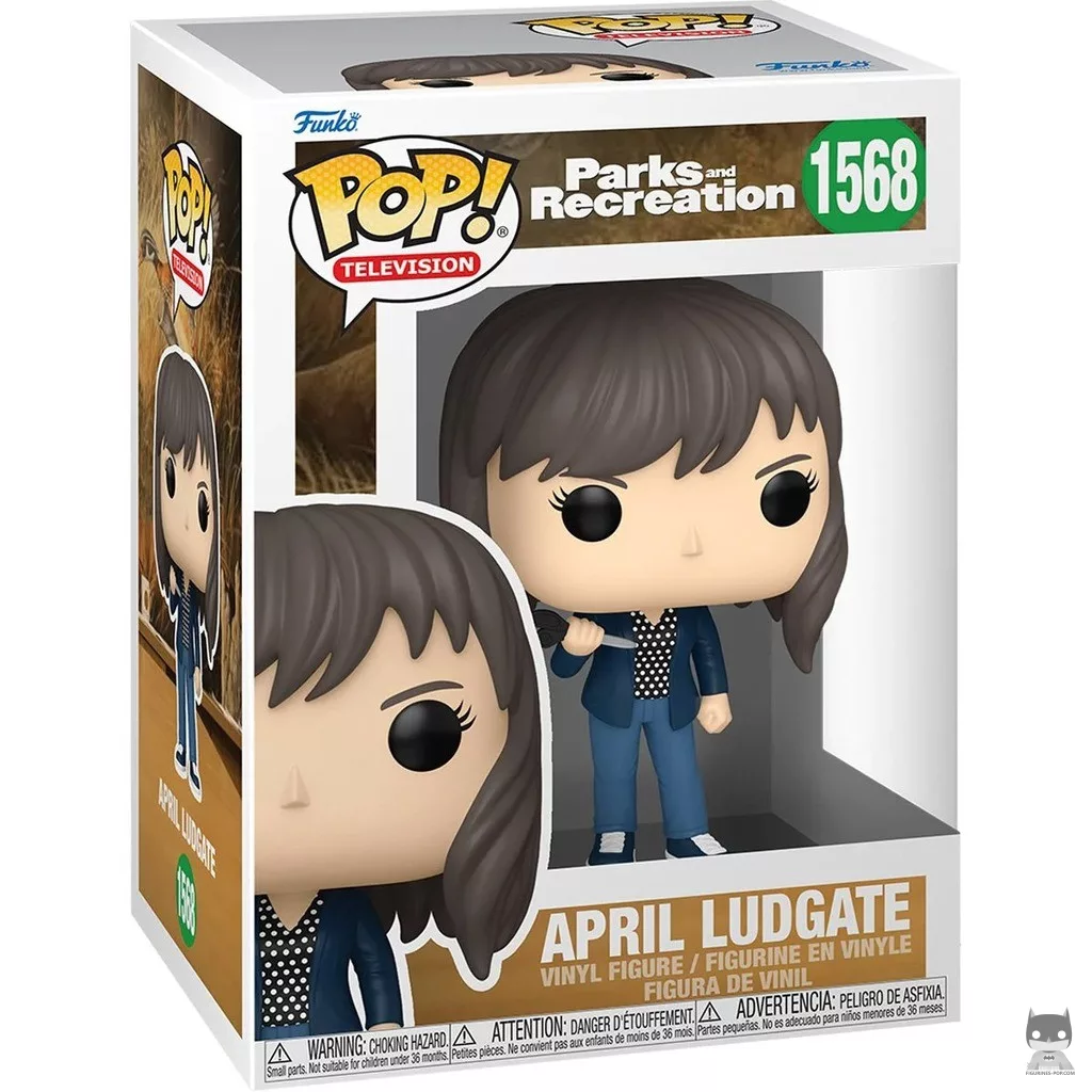 April Ludgate Funko Pop! figure in its box