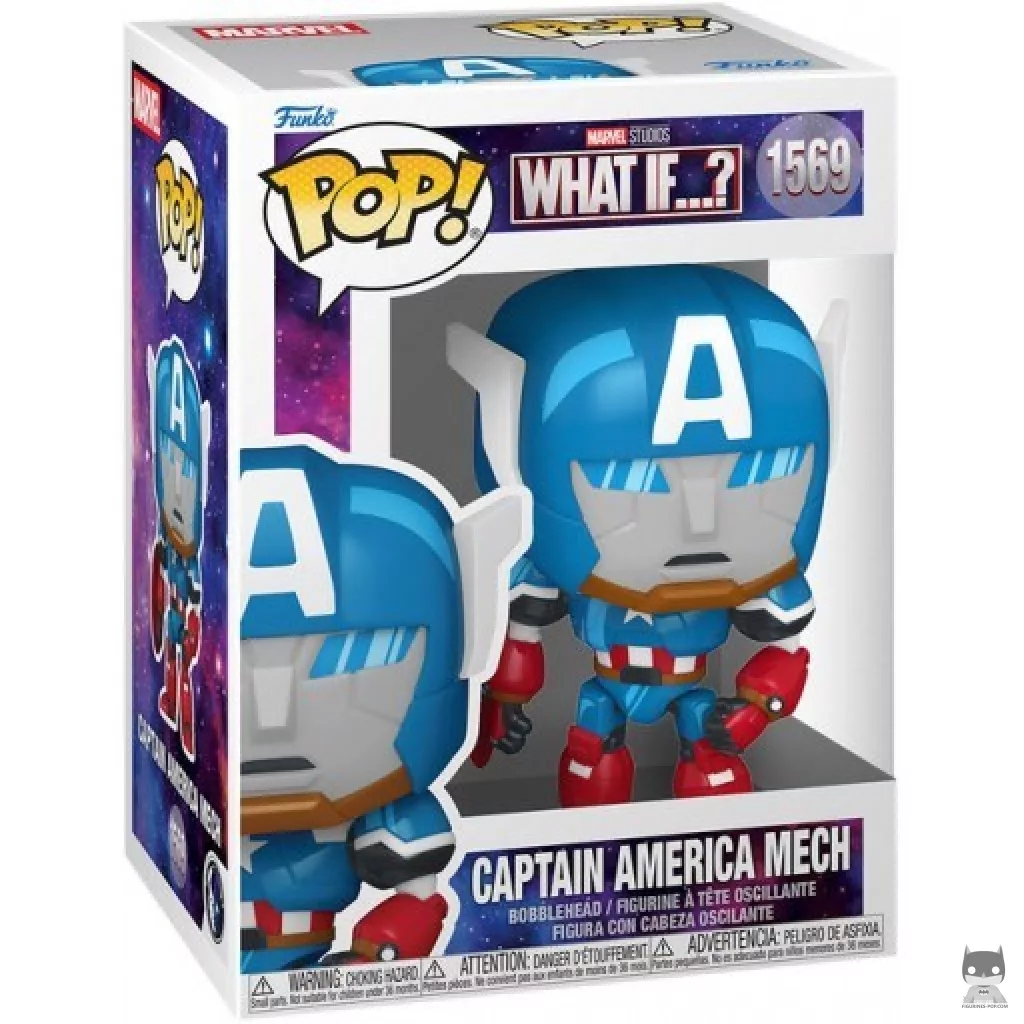 Captain America Mech Funko Pop! figure in its box