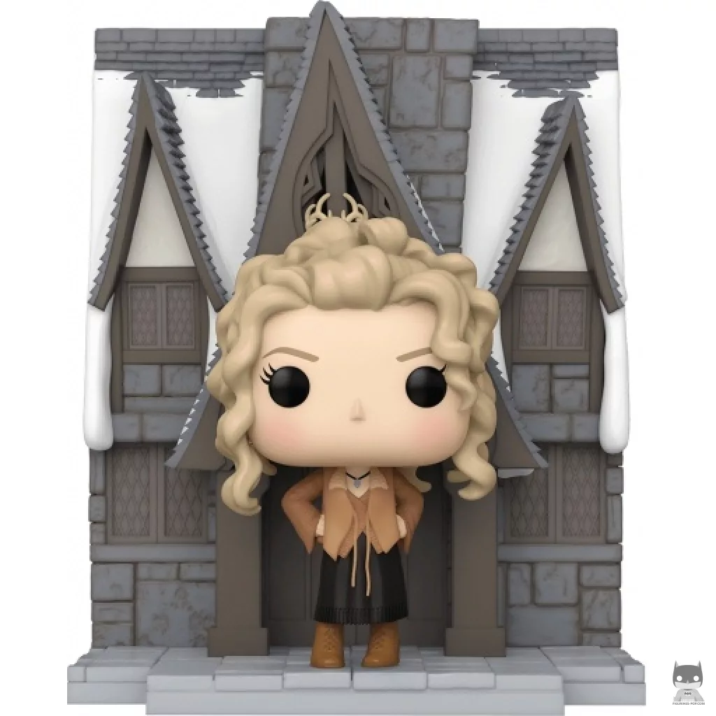 Madam Rosmerta in front of Three BroomSticks (Hogsmeade) Funko Pop! figure (Harry Potter)
