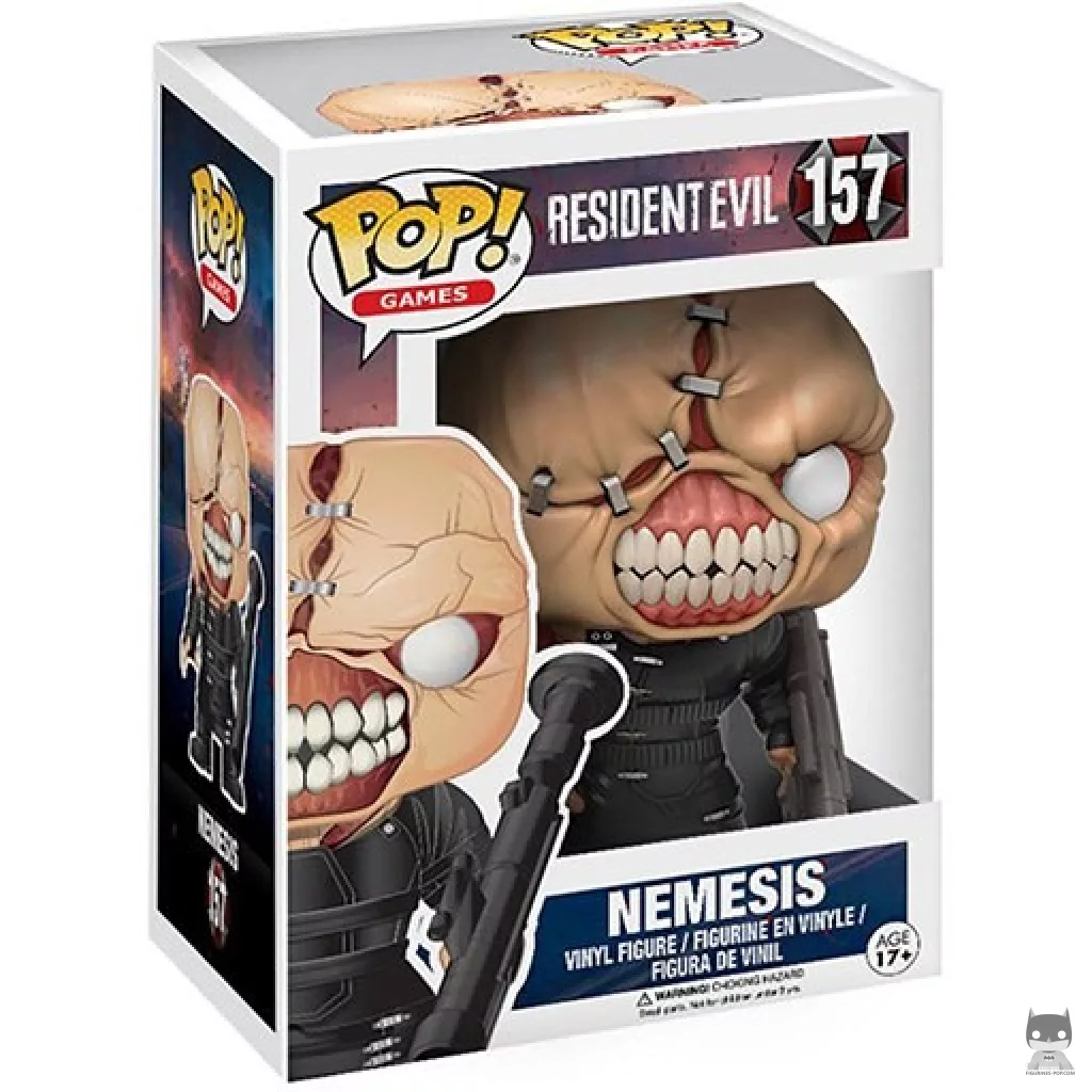 The Nemesis Funko Pop! figure in its box