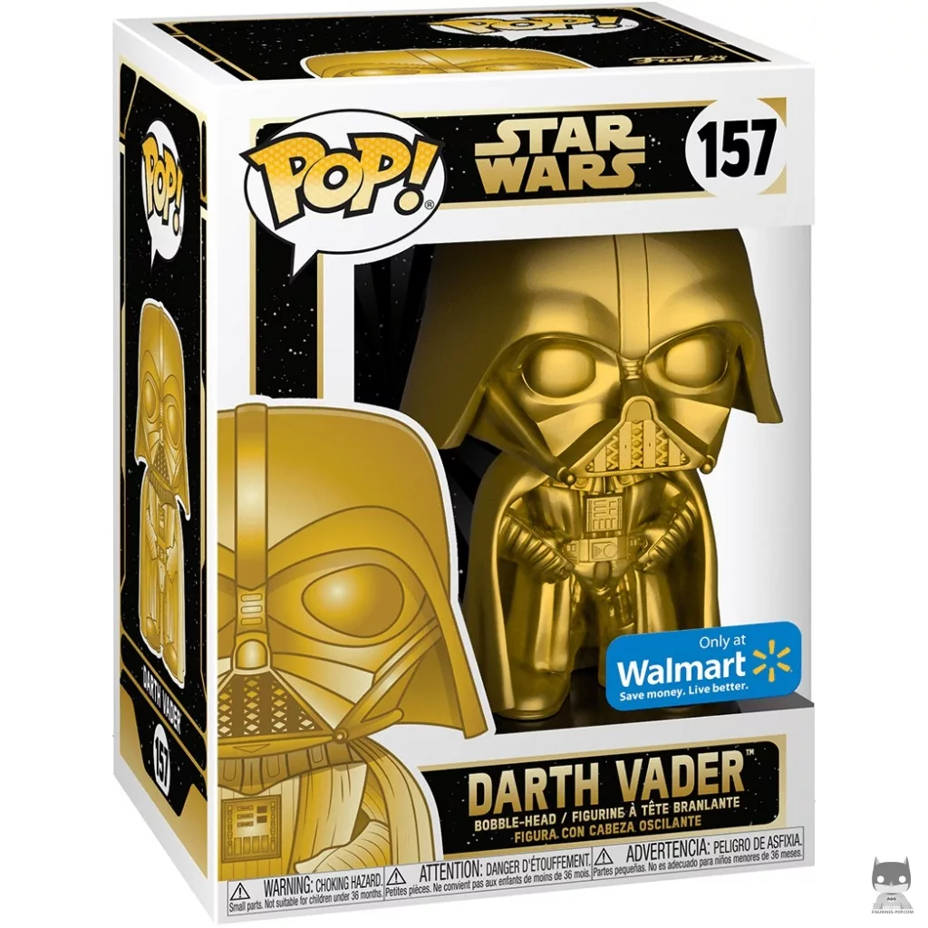 Darth Vader (Gold) Funko Pop! figure in its box