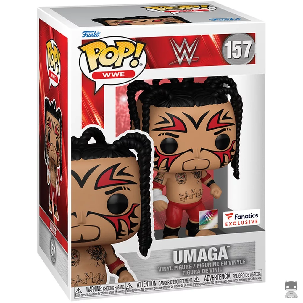 Umaga Funko Pop! figure in its box