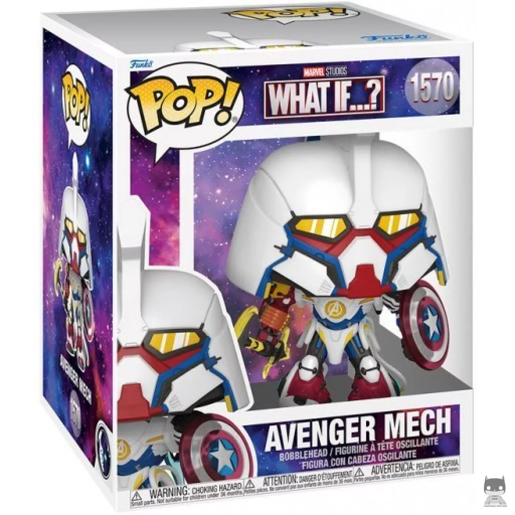 Avenger Mech (SuperSized) Funko Pop! figure in its box