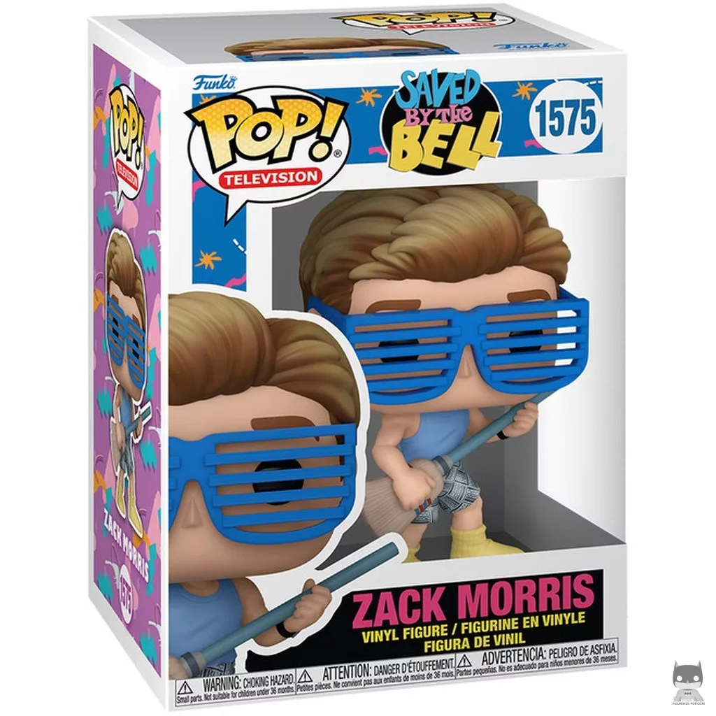 Zack Morris Funko Pop! figure in its box