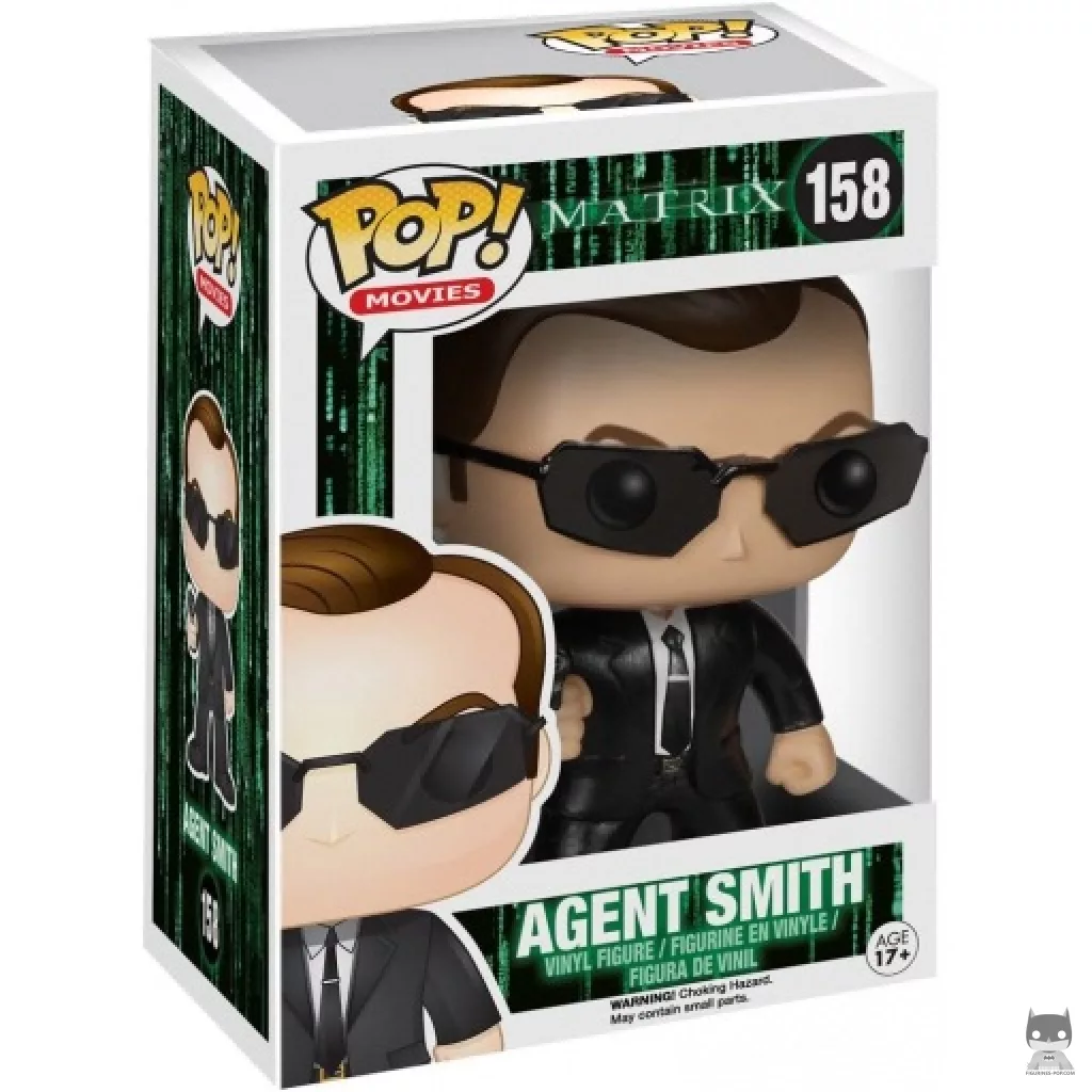 Agent Smith Funko Pop! figure in its box