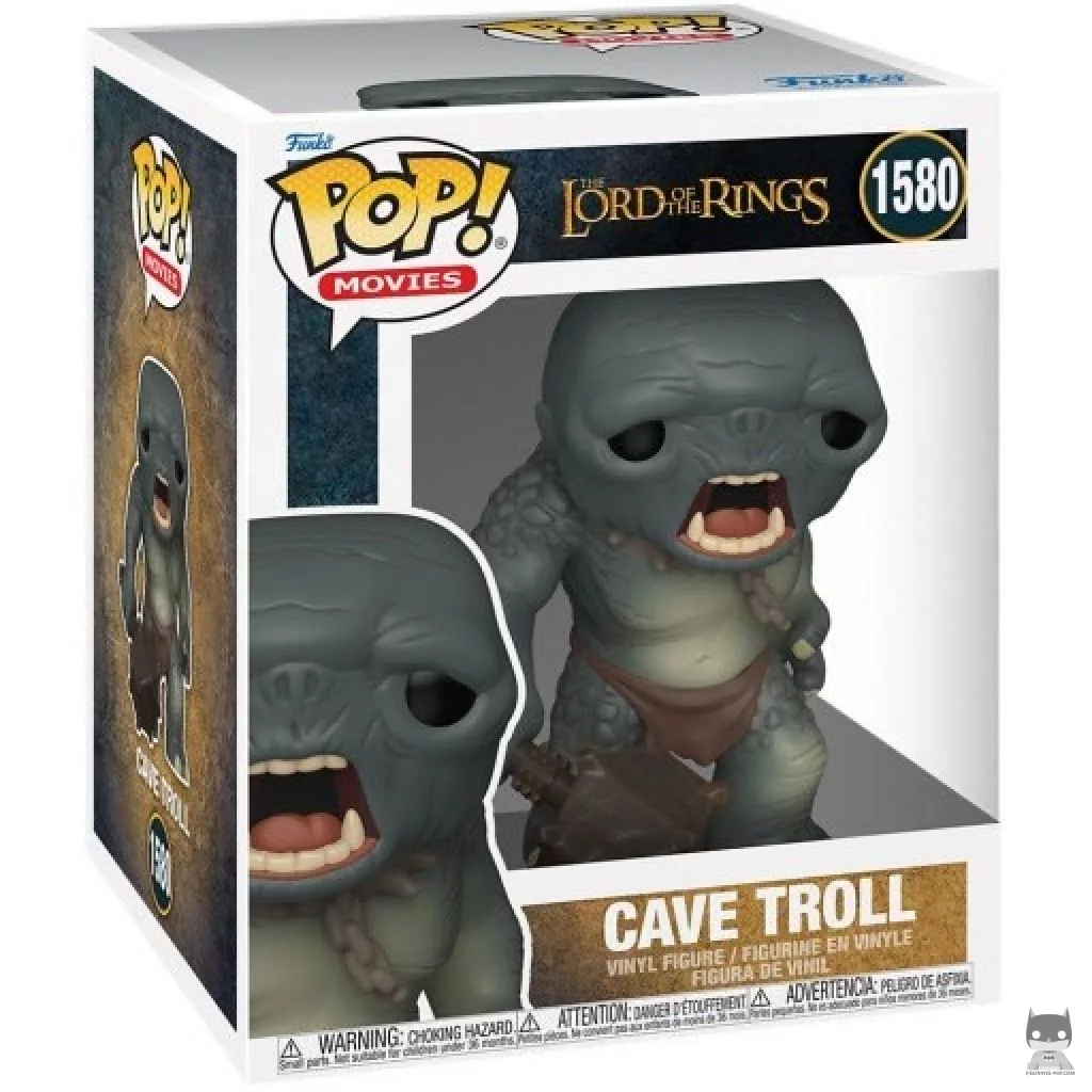 Cave Troll (SuperSized) Funko Pop! figure in its box