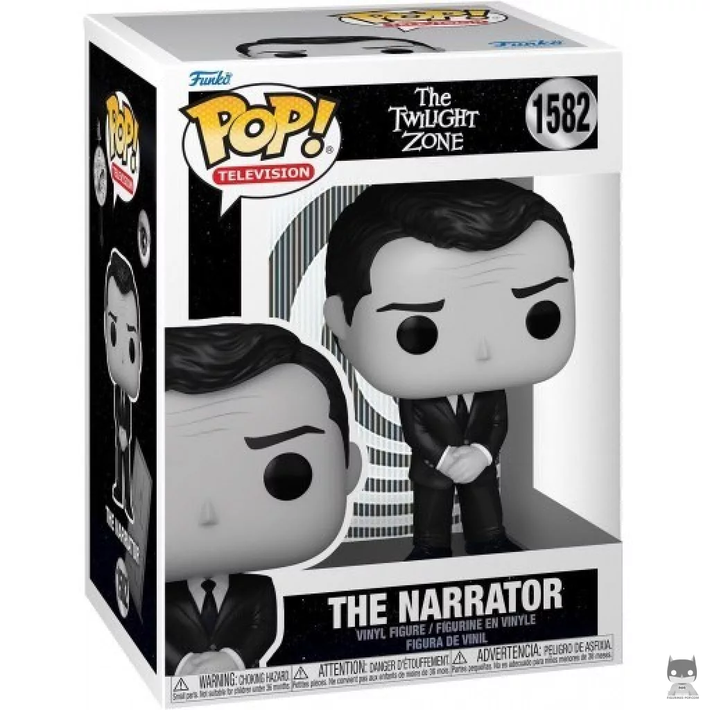 The Narrator Funko Pop! figure in its box