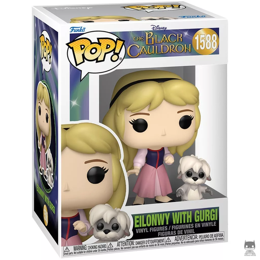 Eilonwy with Gurgi Funko Pop! figure in its box