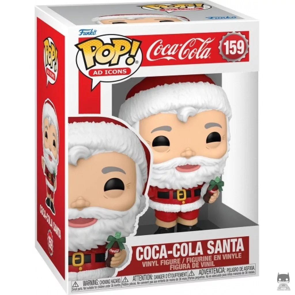 Coca-Cola Santa Funko Pop! figure in its box