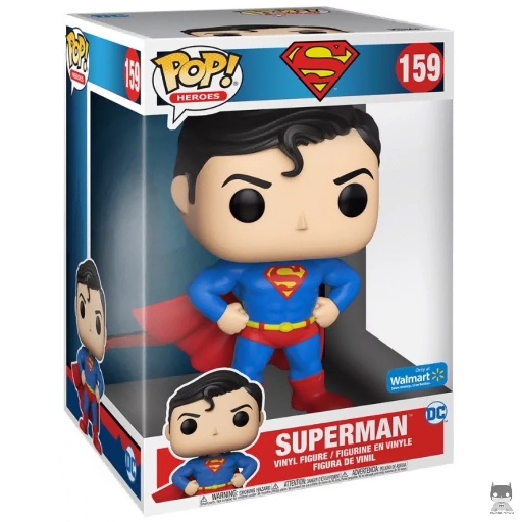 Superman (Supersized) Funko Pop! figure in its box