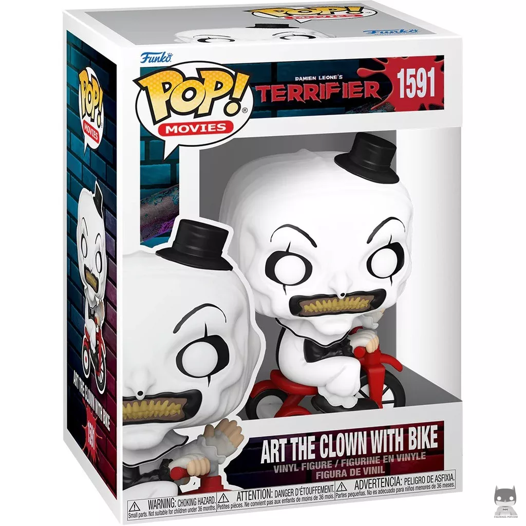 Art the Clown with bike Funko Pop! figure in its box