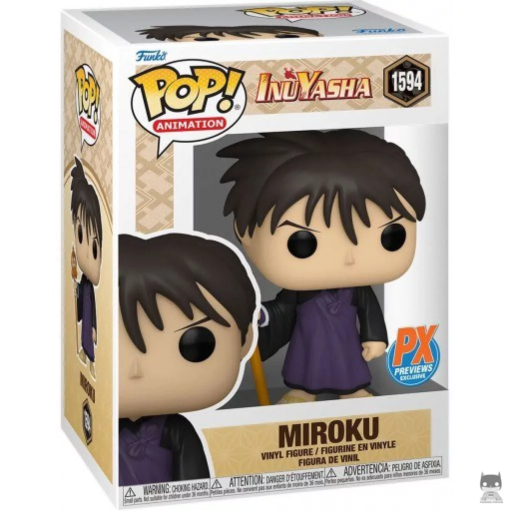 Miroku Funko Pop! figure in its box