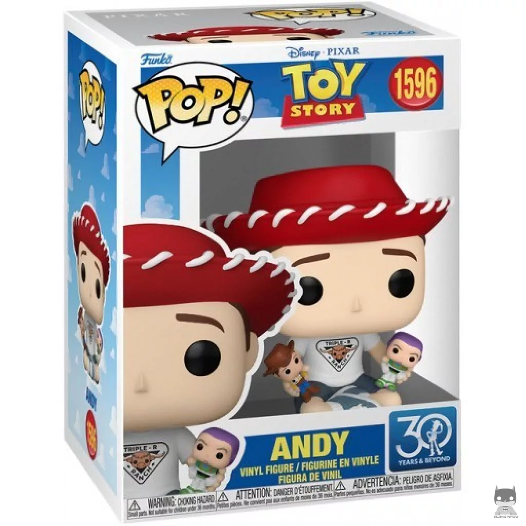 Andy Funko Pop! figure in its box