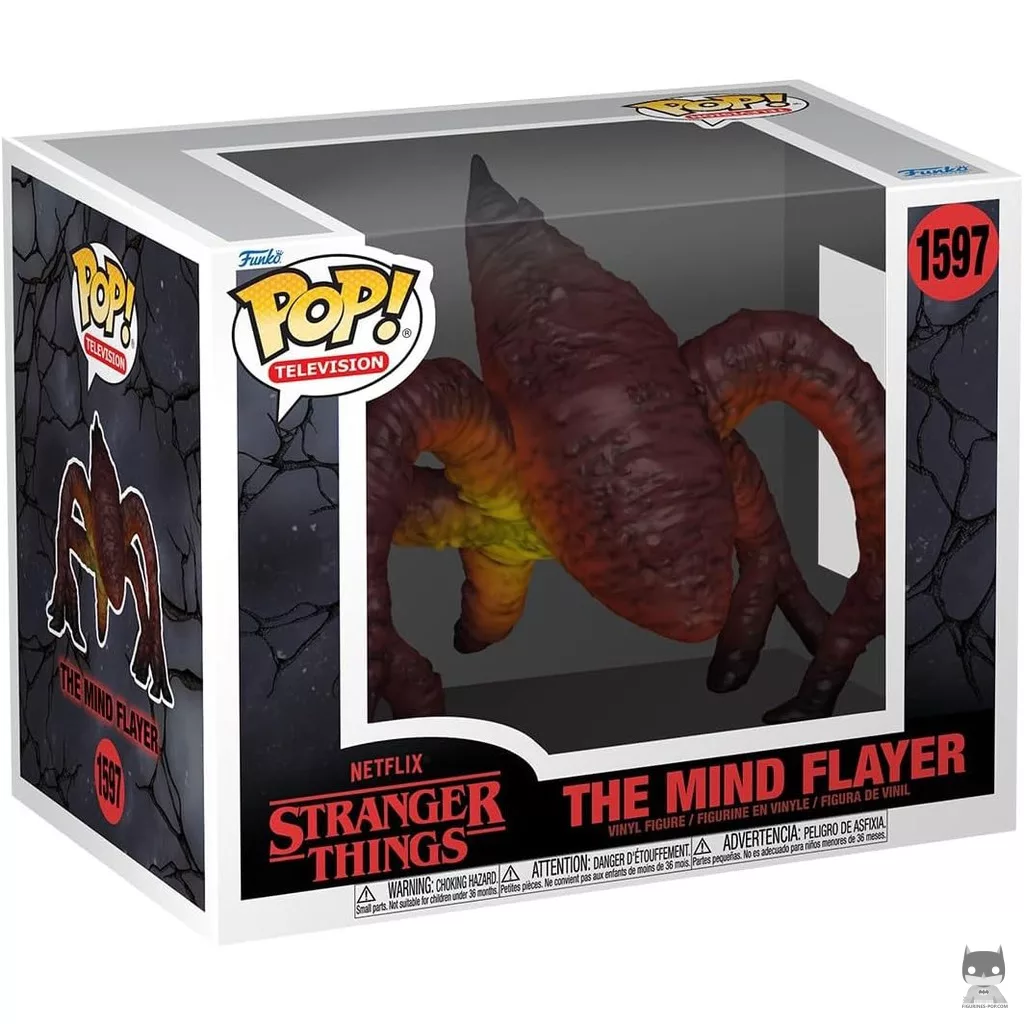 The Mind Flayer (Supersized) Funko Pop! figure in its box